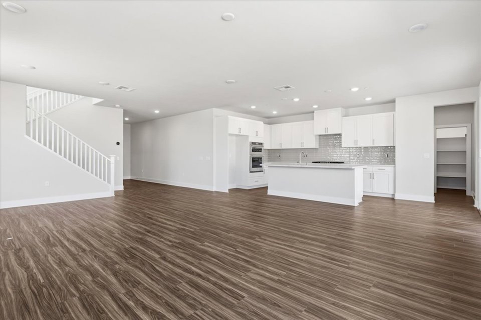 A large empty kitchen.