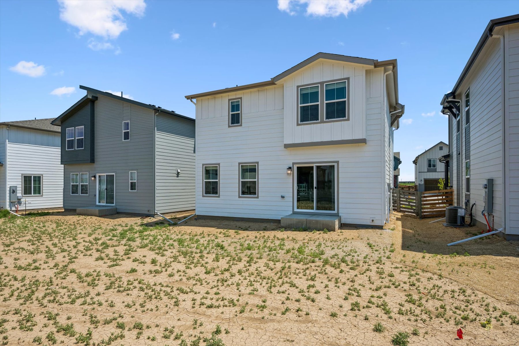 A group of houses.