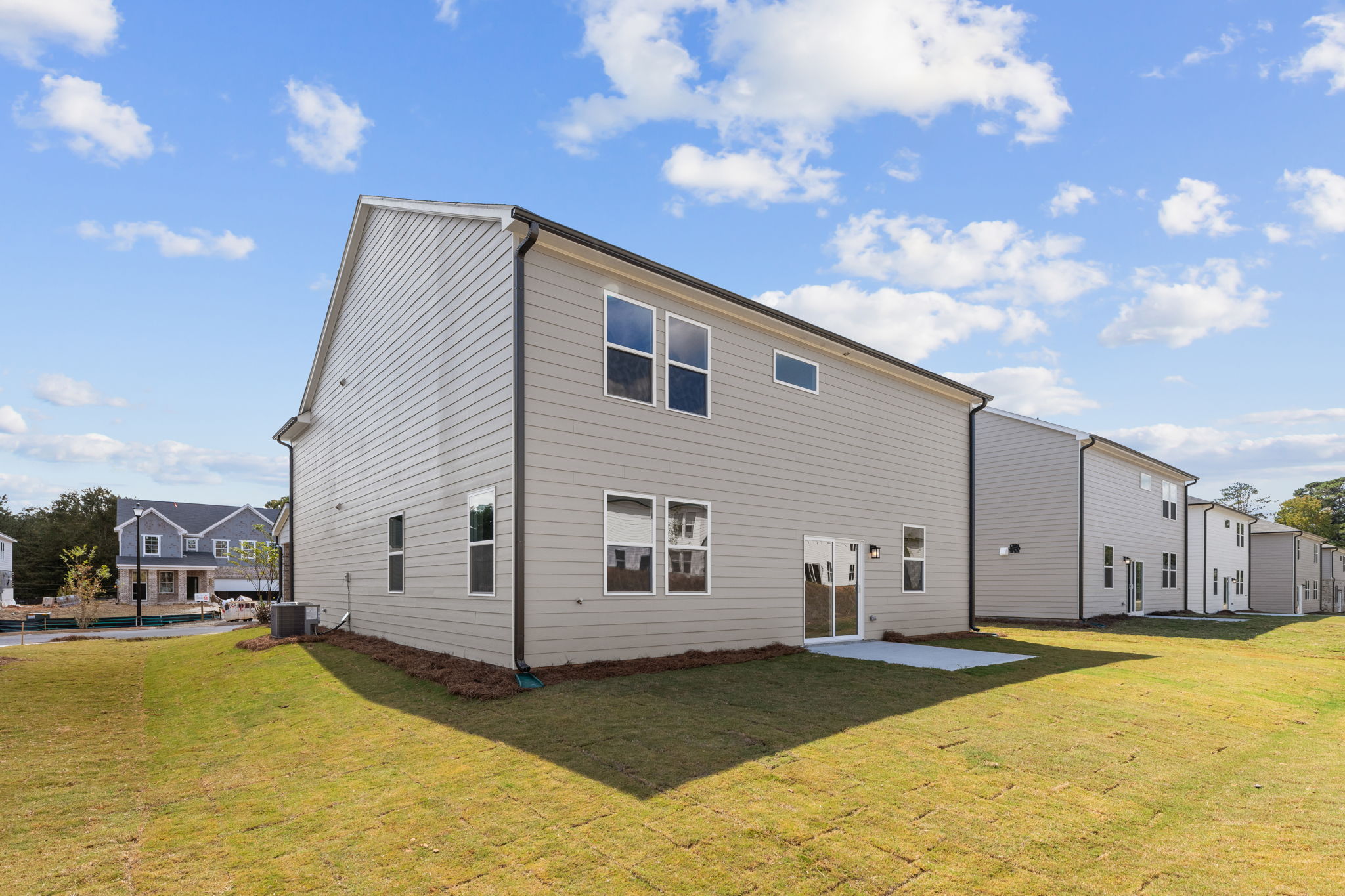 Rockingham Meeting House with a grass yard.