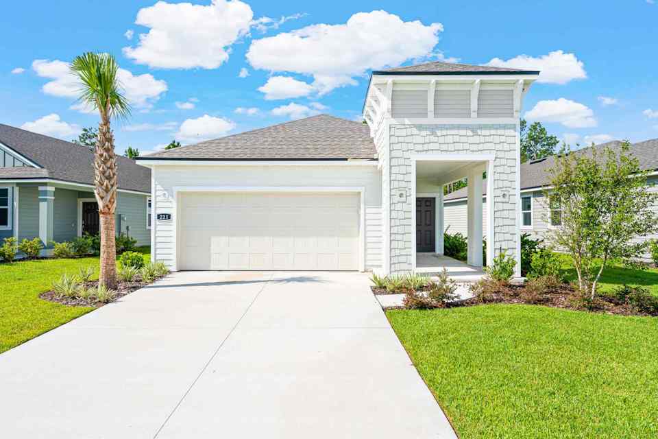 Miramar Lot 148 Front Exterior at Seminole Palms in Palm Coast