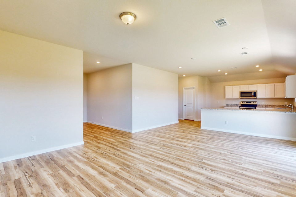 A large empty room.