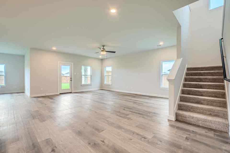 A large empty room.