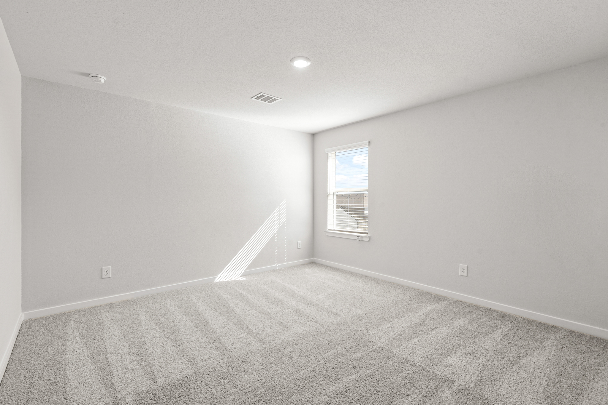 A room with a staircase.