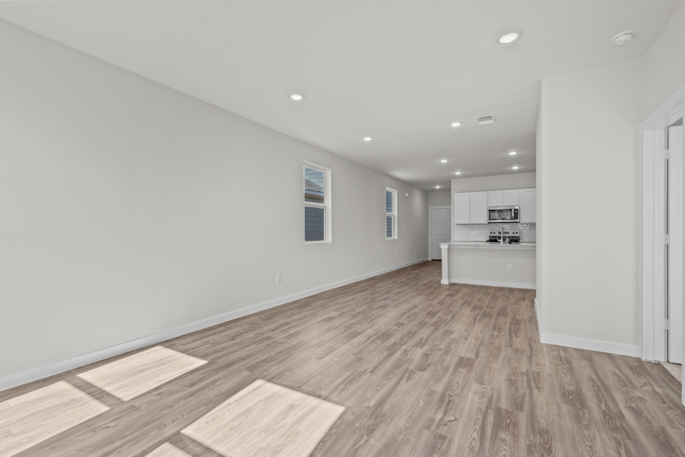 A large empty room.