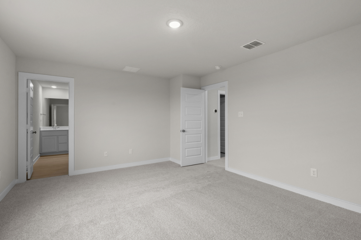 A room with white walls.