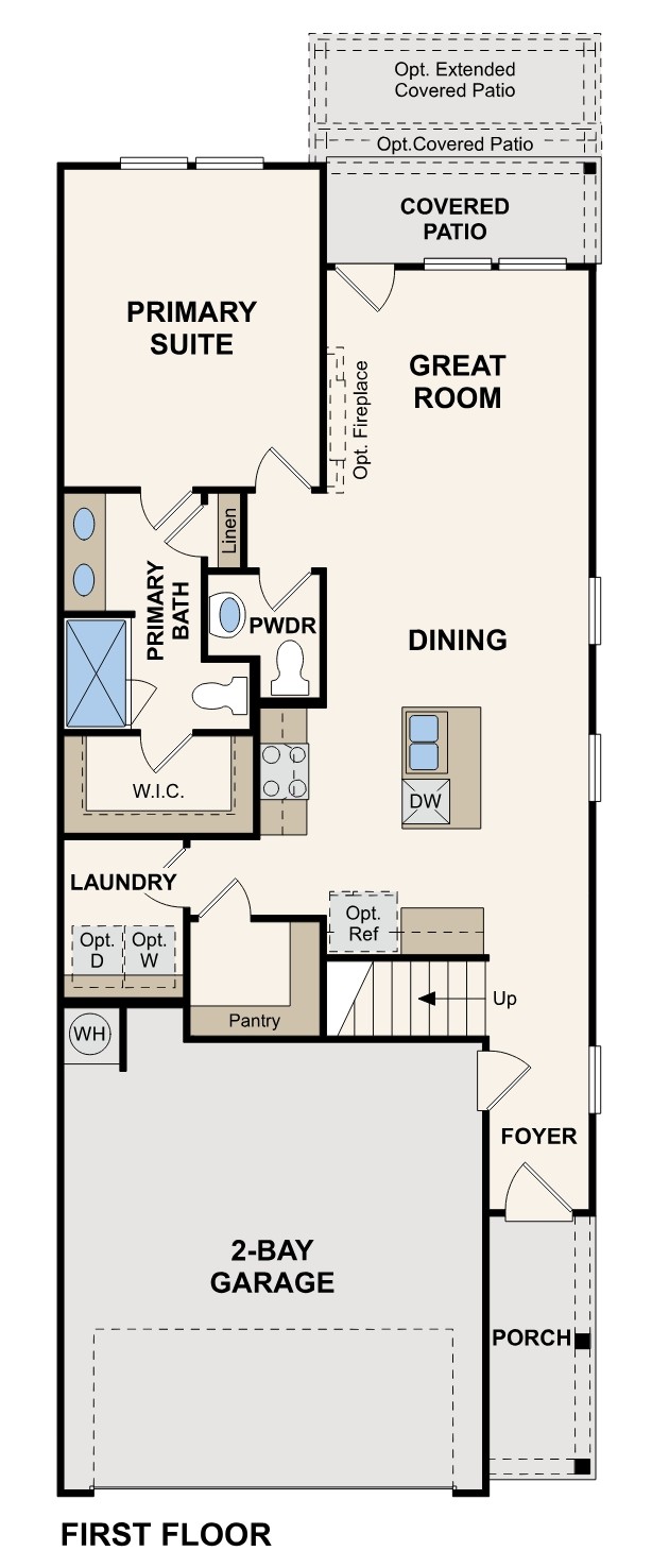 Rose Floor Plan First Floor