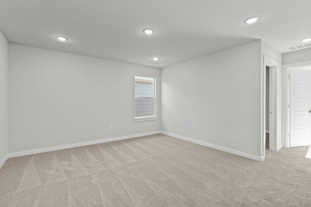 A room with white walls.