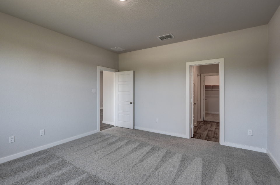 A room with white walls.